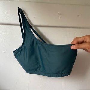 girlfriend collective one-shoulder swimsuit